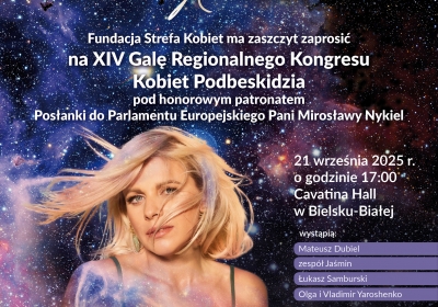 Zapraszamy na GALĘ XIV REGIONALNEGO KONGRESU KOBIET PODBESKIDZIA